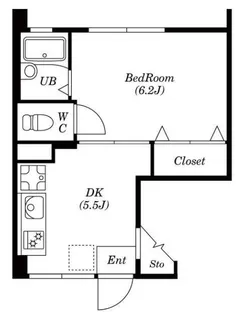 リッチライフ大崎ビル【2階】の間取り