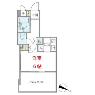東京都大田区仲池上1【マンション】の間取り