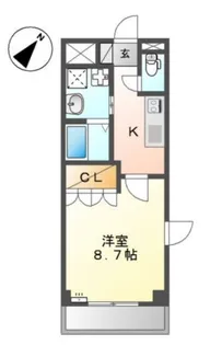 コンフォール神奈川【2階】の間取り