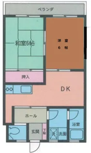 クレセントマンション【2階】の間取り