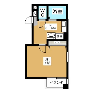 ベル・ベ・デーレ【3階】の間取り