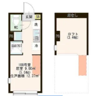 東京都練馬区富士見台3【アパート】の間取り