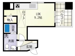広島県広島市中区小網町【マンション】の間取り