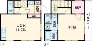 エクセル大久保【1階】の間取り