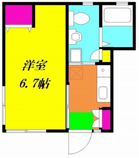 ハイツ山内【1階】の間取り