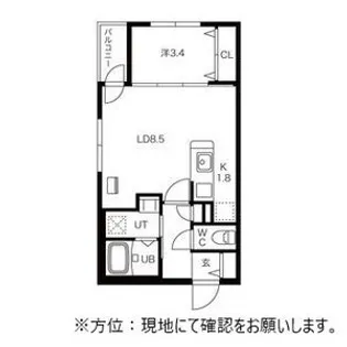 GARE H6(ガレH6)【2階】の間取り
