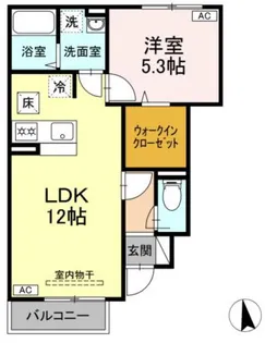 東京都調布市仙川町3【アパート】の間取り