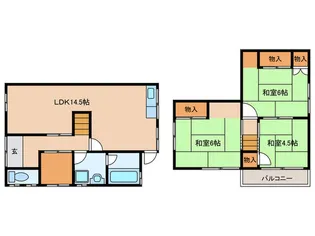 兵庫県川西市加茂1【一戸建】の間取り