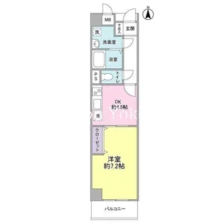 クレール矢沢【2階】の間取り