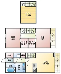 グランルーチェの間取り