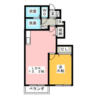 ベガ【1階】の間取り