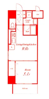 GRAND CHARME【6階】の間取り