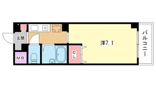 大阪府豊中市上新田2【マンション】の間取り