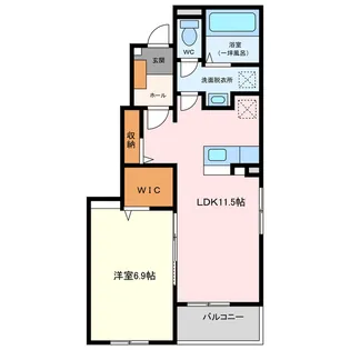 ブローテ【1階】の間取り