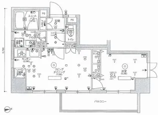 スカイコート上野稲荷町【4階】の間取り
