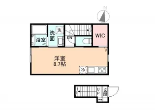 EdgeMoment長江【2階】の間取り