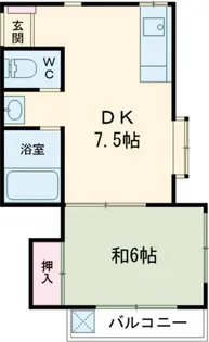 SGハイツIII【1階】の間取り