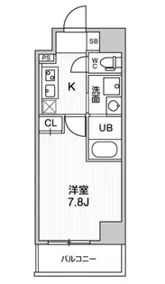 ALTERNA日暮里【3階】の間取り