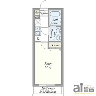 東京都清瀬市野塩4【アパート】の間取り