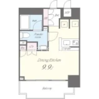 セイワパレス京橋コルティーレ【5階】の間取り