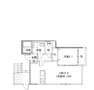 ノヴァイフ大野城駅前【2階】の間取り