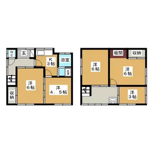 東京都荒川区東日暮里2【一戸建】の間取り