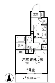 カサミラ【2階】の間取り