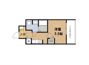 アドバンス新大阪V【7階】の間取り