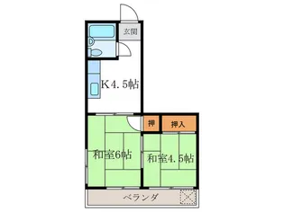 ユタカガーデン円町の間取り