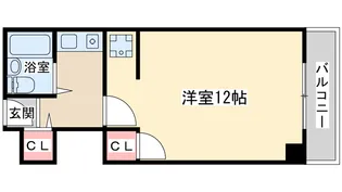 エクセランス梅田西【7階】の間取り