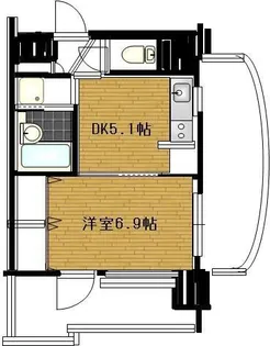ルイシャトレ錦糸町【3階】の間取り