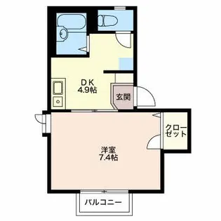 フレグランスブルーウイング【2階】の間取り