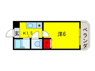 UP-ROAR【4階】の間取り