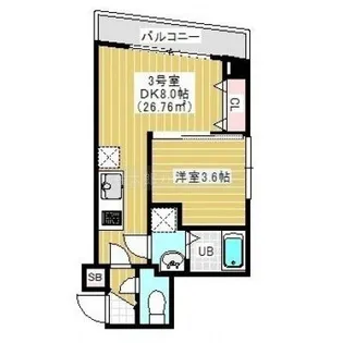 カイテキースII【4階】の間取り