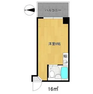 エム・エス・エイ山王【1階】の間取り