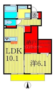 セジュールVII【1階】の間取り