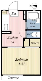 ニューコーポ若村【2階】の間取り