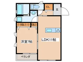 仮)Tiamo国立【2階】の間取り
