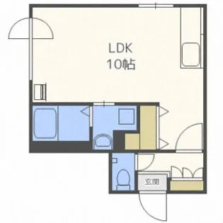 クローバーホーム美園【2階】の間取り
