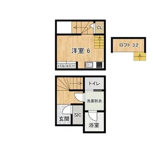 Residence Kamimaezu【2階】の間取り