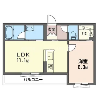 エクラージュII【3階】の間取り