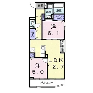 アンジュ シマモト【3階】の間取り