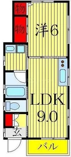 リヴェールコートII【1階】の間取り