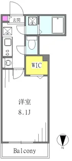 Best Stage Cabin氷川町【2階】の間取り