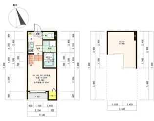 GH上小田井【1階】の間取り