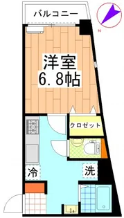 スカイウエスト【5階】の間取り