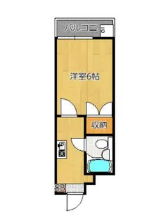 マンションパール世田谷【3階】の間取り