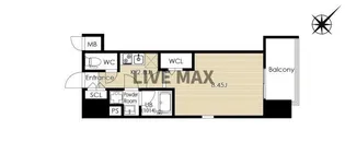 Volare HAKATA【6階】の間取り