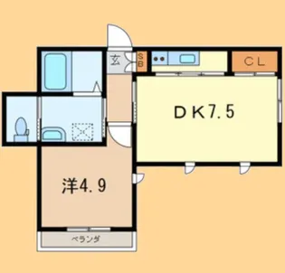 シャーメゾン アズサ【2階】の間取り