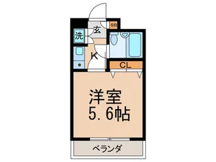 ローズガーデンA57番館【3階】の間取り